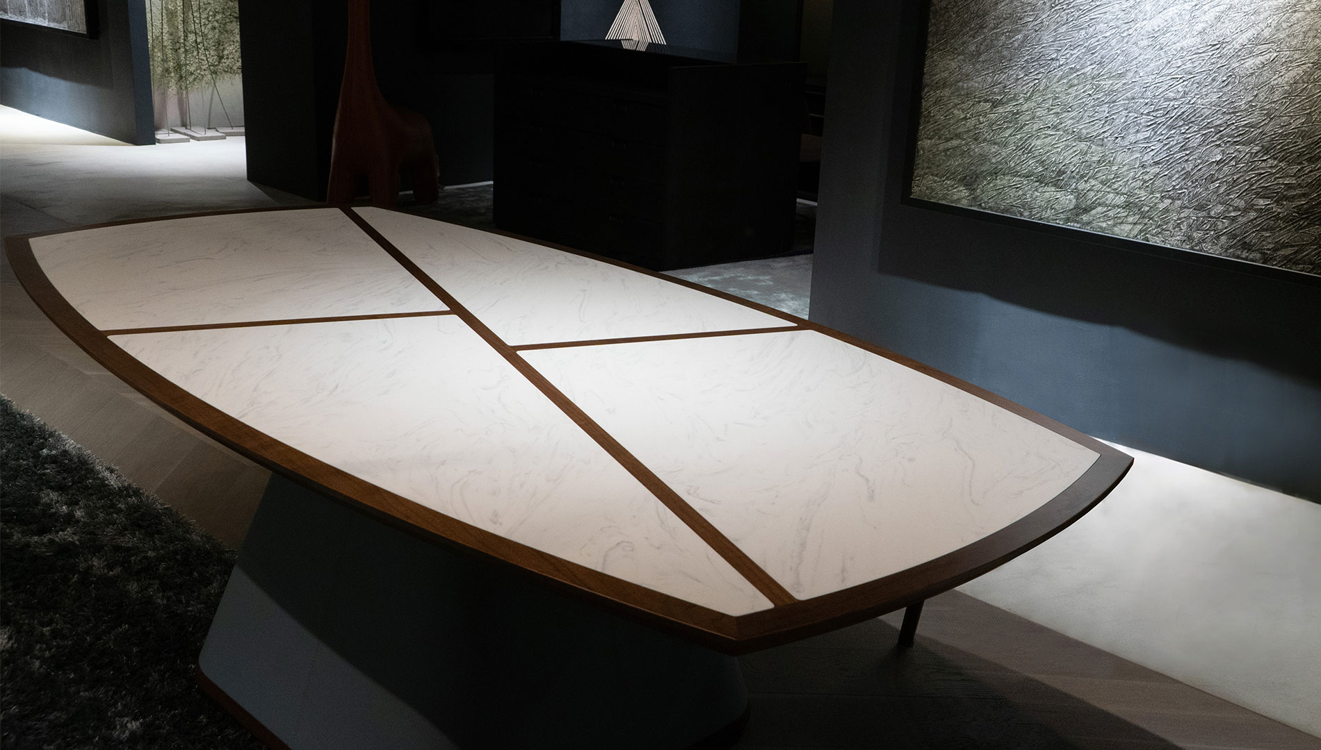 meganite marble look coffee table
